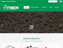Tablet Screenshot of mepesrl.it